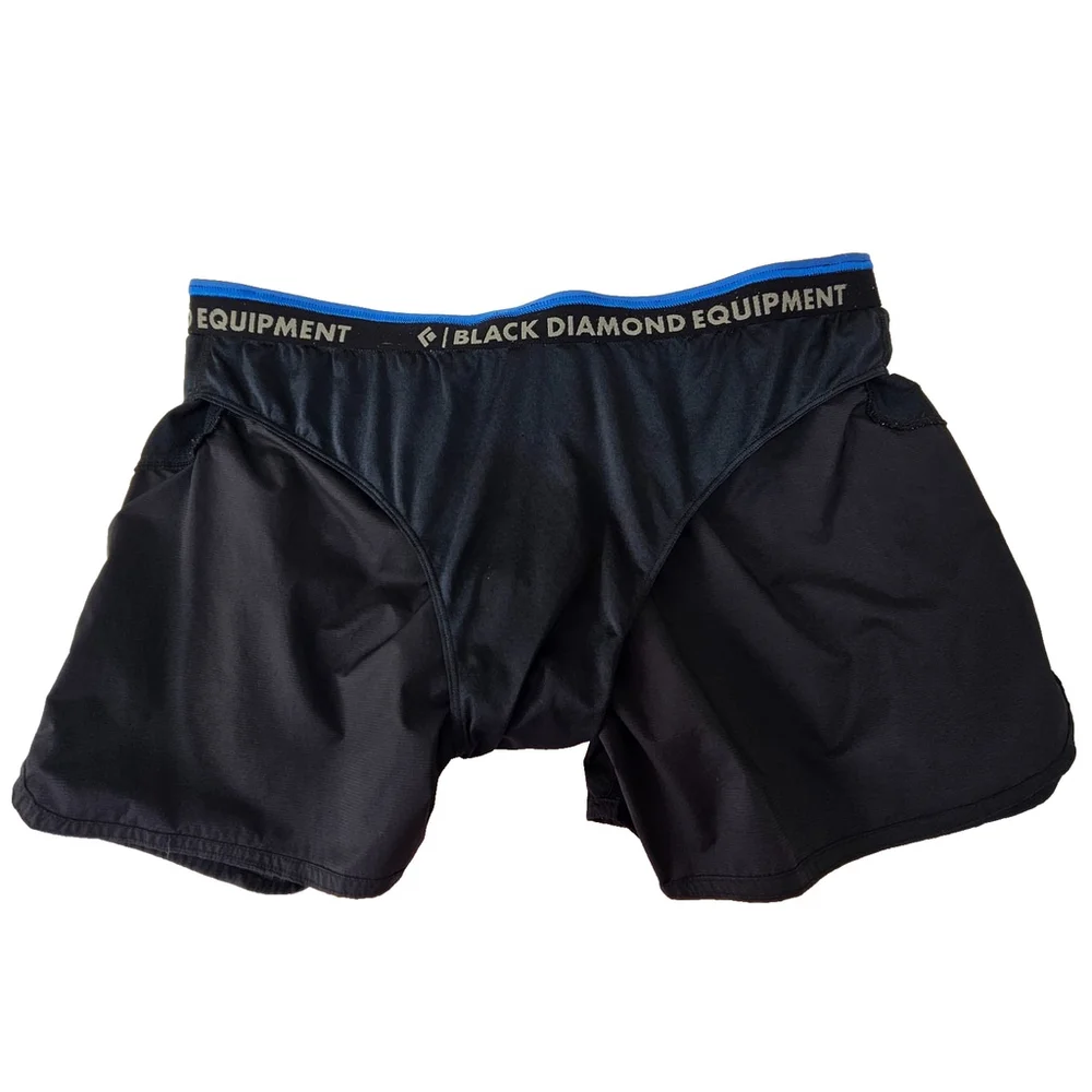 Black Diamond Sprint Shorts Men’s XL Black Lined Running Jogging Performance